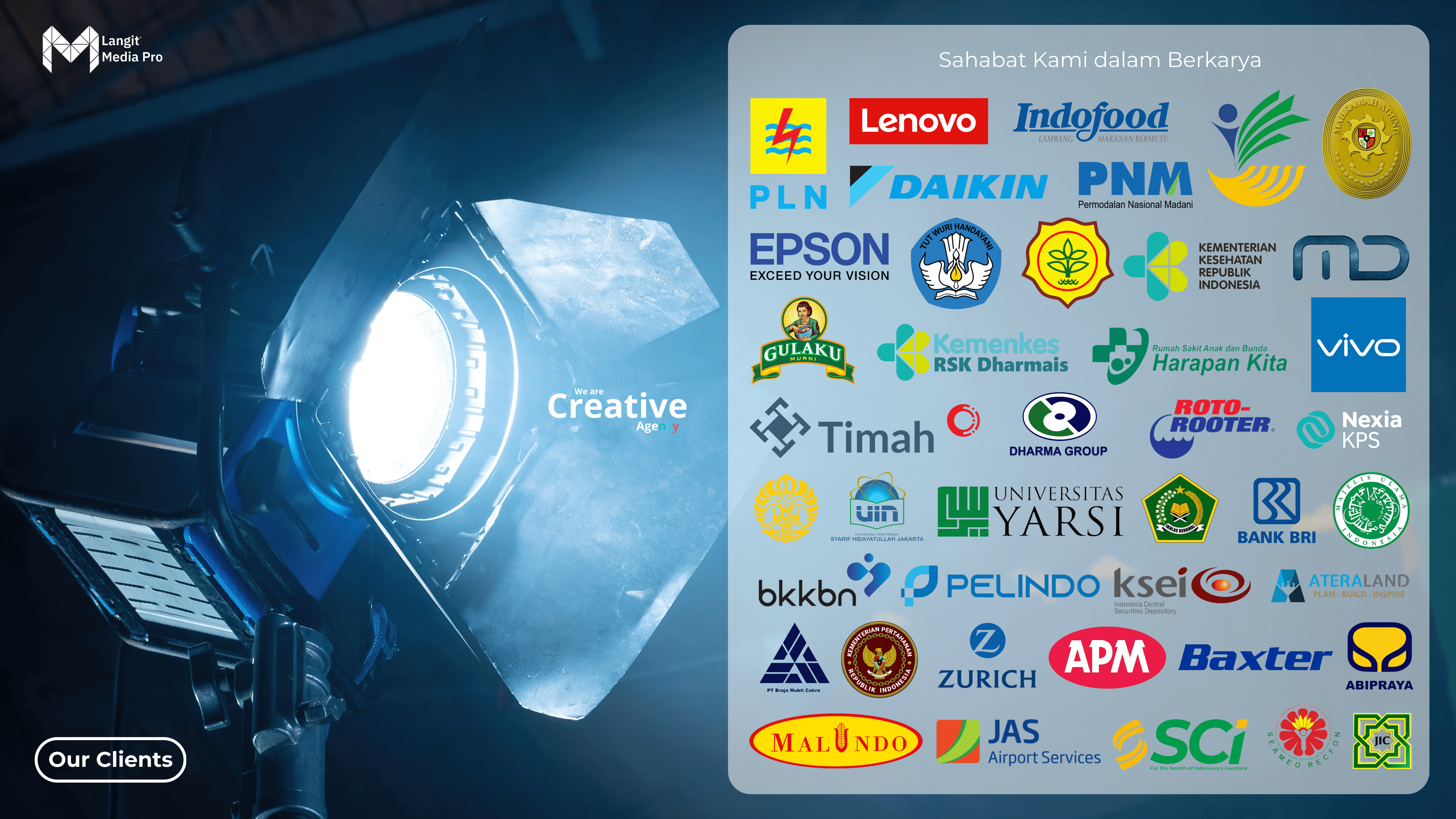 Portofolio Langit Media Pro | Jasa Video Company Profile